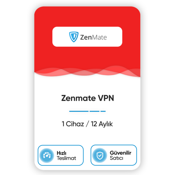 Zenmate VPN – 12 Aylık